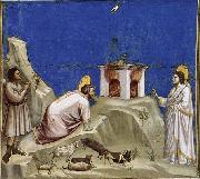 GIOTTO di Bondone Joachim's Sacrificial Offering Spain oil painting artist